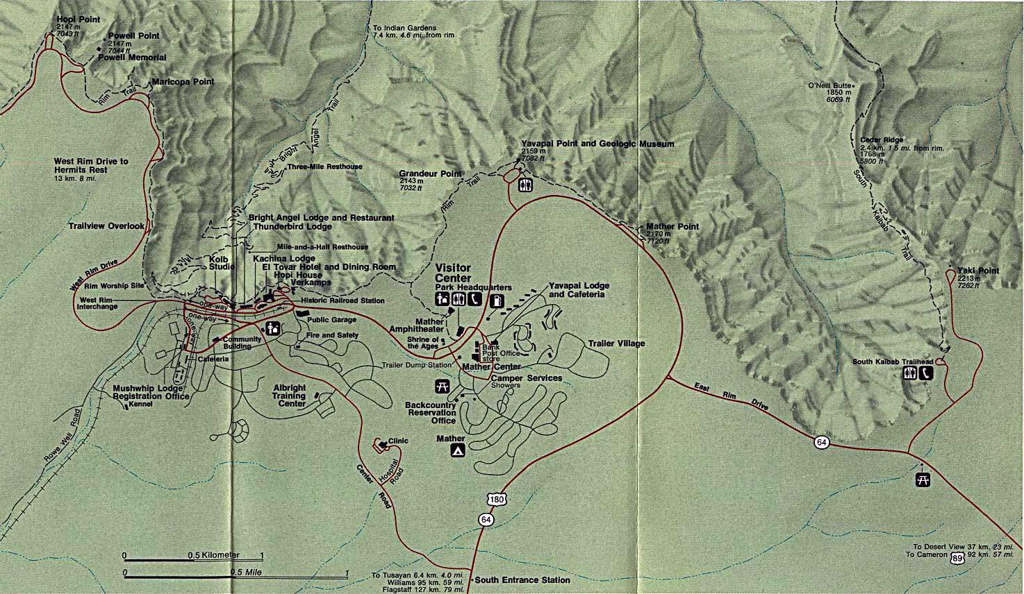 Plan du Grand Canyon