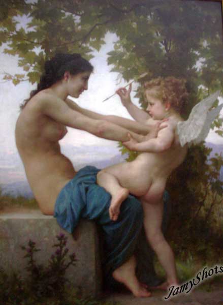 Jeune fille et Eros