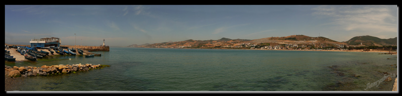 Panoramique du port de Ksar Es Seghir