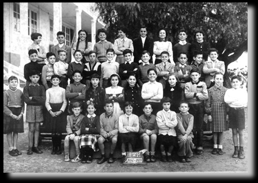 La classe de 8me Anne 1954-1955