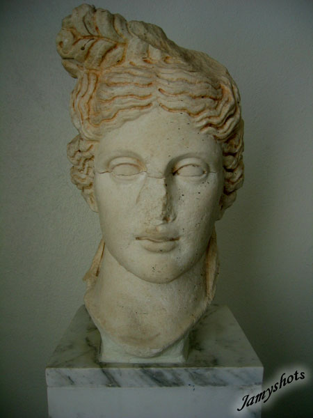 Marbre d'une Carthaginoise. Muse de Carthage
